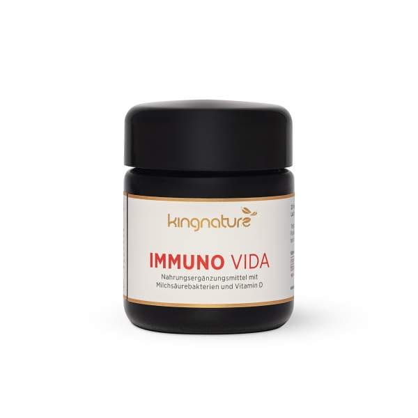 Immuno Vida Productshot Front Web Immunaktivierung Immuno Vida Milchsäurebakterien-Kulturen Immunmodulation Immuno Vida kaufen