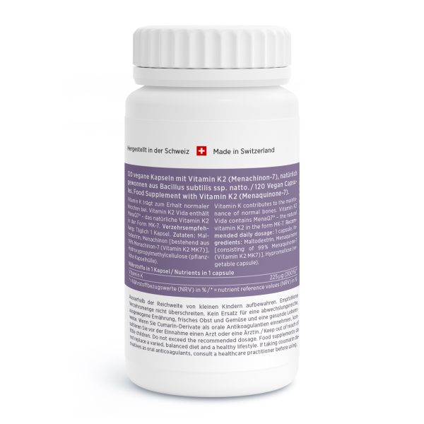 Vitamin-K2_v3.0-Back Vitamin-K2 Dose von kingnature Rückseite