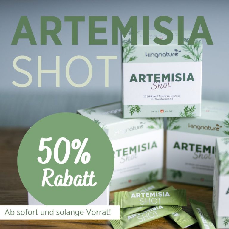 Artemisia Shot Packungen von kingnature
